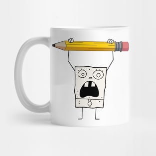 Doodlebob // Spongebob Squarepants Mug